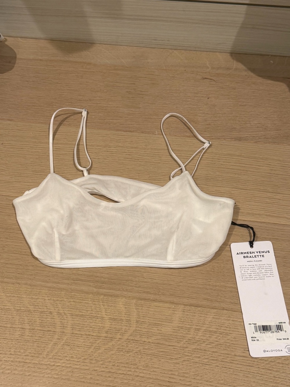 Airmesh Venus White Bralette - NWT